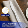 Genuine Joe Heavyweight Disposable Knives, White, 100 / Box, GJO10431