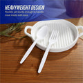 Genuine Joe Heavyweight Disposable Spoons, White, 100 / Box, GJO10432