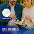 Genuine Joe Heavyweight Disposable Spoons, White, 100 / Box, GJO10432