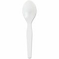 Genuine Joe Heavyweight Disposable Spoons, White, 100 / Box, GJO10432