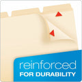 TOPS Pendaflex Ready-Tab 1/3 Tab Cut Letter Recycled Top Tab File Folder, Manila, 8 1/2" Width x 11" Length, 50 / Pack, PFX42336