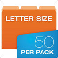 TOPS Pendaflex Ready-Tab 1/3 Tab Cut Letter Top Tab File Folder, Blue, 8 1/2" Width x 11" Length, 50 / Box, PFX42338