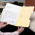 Smead SuperTab 1/3 Tab Cut Letter Recycled Top Tab File Folder, Manila, 8 1/2" Width x 11" Length, 100 / Box, SMD10301