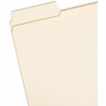Smead SuperTab 1/3 Tab Cut Letter Recycled Top Tab File Folder, Manila, 8 1/2" Width x 11" Length, 100 / Box, SMD10395