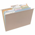 Smead SuperTab 1/3 Tab Cut Letter Recycled Top Tab File Folder, Assorted, 8 1/2" Width x 11" Length, 100 / Box, SMD11961