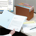 Smead SuperTab 1/3 Tab Cut Letter Recycled Top Tab File Folder, Assorted, 8 1/2" Width x 11" Length, 100 / Box, SMD11961