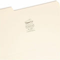 Smead SuperTab 1/3 Tab Cut Legal Recycled Top Tab File Folder, Manila, 8 1/2" Width x 14" Length, 100 / Box, SMD15301