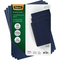 Fellowes Expressions Oversize Linen Presentation Covers, Navy, 8 1/2" Width x 11" Length, 1 Pack, FEL52113