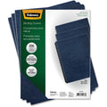 Fellowes Expressions Premium Textured Covers, Navy, 8 1/2" Width x 11" Length, 200 / Pack, FEL52136