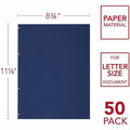 ACCO GBC Linen Weave Standard Presentation Cover, Navy Blue, 8 3/4" Width x 11 1/4" Length, 1 Pack, GBC2001513