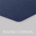 ACCO GBC Linen Weave Standard Presentation Cover, Navy Blue, 8 3/4" Width x 11 1/4" Length, 1 Pack, GBC2001513