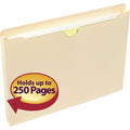 Smead Letter Recycled File Jacket, Manila, 8 1/2" Width x 11" Length, 50 / Box, SMD75439