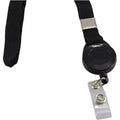 Baumgartens SICURIX Lanyard Card Reel, Black, 1 Pack, BAU68979