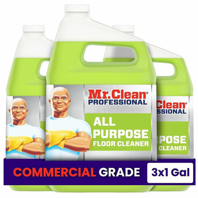 Procter & Gamble Mr. Clean Professional Finished Floor Cleaner, Yellow, 3 / Carton, PGC02621CT