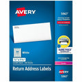 Avery Address Labels, Sure Feed, 1/2" x 1-3/4", 20,000 Labels (5967), White, 1 Box, AVE5967