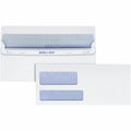 Quality Park No. 9 Double Window Envelopes with Tamper-Evident Seal, White, 500 / Box, QUA67529
