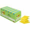 3M Post-it Dispenser Notes - Floral Fantasy Color Collection, Citron, 1 Pack, MMMR33018AUCP
