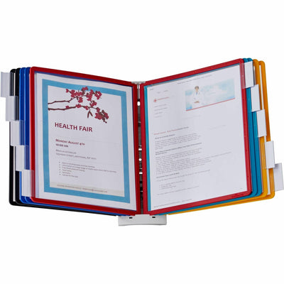 Durable Office Sherpa 10-Panel Wall Reference System, Assorted, DBL5541-00
