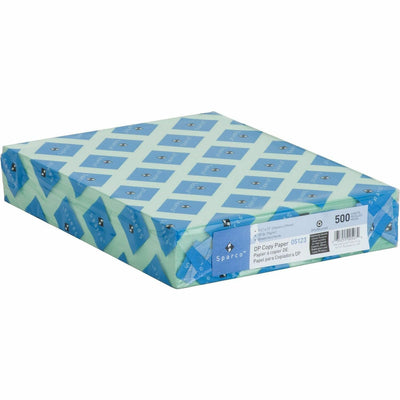 Sparco Premium Grade Pastel Color Copy Paper, Green, 8 1/2" x 11", 10 / Carton, SPR05123CT