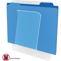 Deflecto Stand-Tall Wall File, Clear, DEF65501
