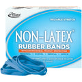 Alliance Rubber Rubber Bands with Antimicrobial Product Protection, Cyan Blue, 1 Box, ALL42649