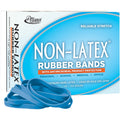 Alliance Rubber Company Alliance Rubber Rubber Bands with Antimicrobial Product Protection, Cyan Blue, 1 Box, ALL42649
