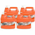 Gojo Natural Orange Pumice Hand Cleaner, White, 4 / Carton, GOJ095504CT