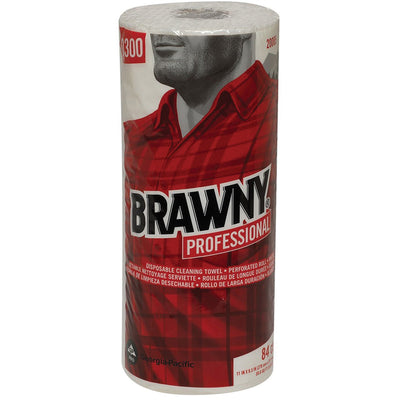 Georgia Pacific . Brawny Professional D300 Disposable Cleaning Towels, White, 20 / Carton, GPC20085