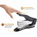 Amax Bostitch Spring-Powered Antimicrobial Heavy Duty Stapler, Gray, ACI1300