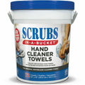 ITW Pro SCRUBS In-A-Bucket Hand Cleaner Towels, Blue, 6 / Carton, ITW42272CT