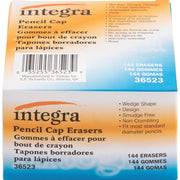 Integra Pink Pencil Cap Eraser, 1 Box