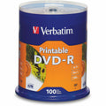 Verbatim America DVD Recordable Media - DVD-R - 16x - 4.70 GB - 100 / Pack - White, VER95153
