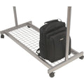 Alba 2-shelf Mobile Chrome Coat Rack, ABAPMLUX6