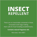 STOUT industrial and commercial grade Products Stout Insect Repellent Trash Bags, Black, 1 Carton, STOP4045K20