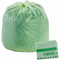 STOUT industrial and commercial grade Products Stout EcoSafe Trash Bags, Green, 1 Carton, STOE4860E85
