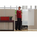 ACCO Quartet Workstation Sliding Privacy Screen, Silver, QRTWPS1000