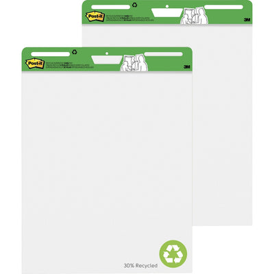 3M Post-it Easel Pad with Recycled Paper, 25" x 30", 2 / Carton, MMM559RP