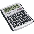 Victor 11003A Mini Desktop Calculator, Silver, VCT1100-3A