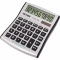 Victor 11003A Mini Desktop Calculator, Silver, VCT11003A