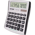 Victor 11003A Mini Desktop Calculator, Silver, VCT1100-3A