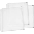 TOPS Cardinal HOLD IT Expanding Zipper Binder Pockets, Clear, 8 1/2" Width x 11" Length, 1 Pack, CRD14201