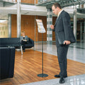 Durable Office Floor Model Sign Holder, Gray, DBL558957