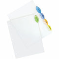 Avery Insertable Style Edge Plastic Dividers, 5 tabs, 1 set, Translucent, 5 / Set, AVE11200