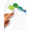 Avery Insertable Style Edge Plastic Dividers, 8 tabs, 1 set, Translucent, 8 / Set, AVE11201