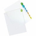 Avery Insertable Style Edge Plastic Dividers, 8 tabs, 1 set, Translucent, 8 / Set, AVE11201