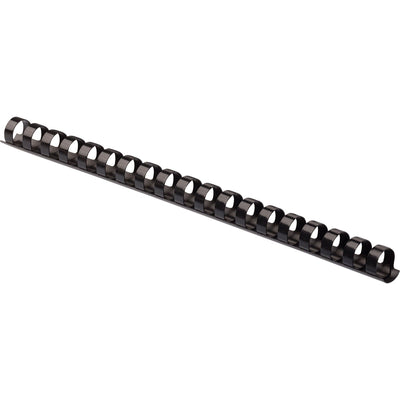 Fellowes Plastic Binding Combs, Black, 8 1/2" Width x 11" Length, 1 Pack, FEL52324