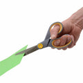 Acme United Westcott 8" Straight Soft Handle Titanium-Bonded Glide Scissors, Gray/Yellow, 2 / Pack, ACM13901
