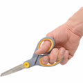 Acme United Westcott 8" Straight Soft Handle Titanium-Bonded Glide Scissors, Gray/Yellow, 2 / Pack, ACM13901