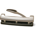 Officemate EZ Lever Adjustable Hole Punch, Silver, OIC90050
