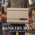 Fellowes Bankers Box Liberty File Storage Boxes, Blue, 4 / Carton, FEL0001103
